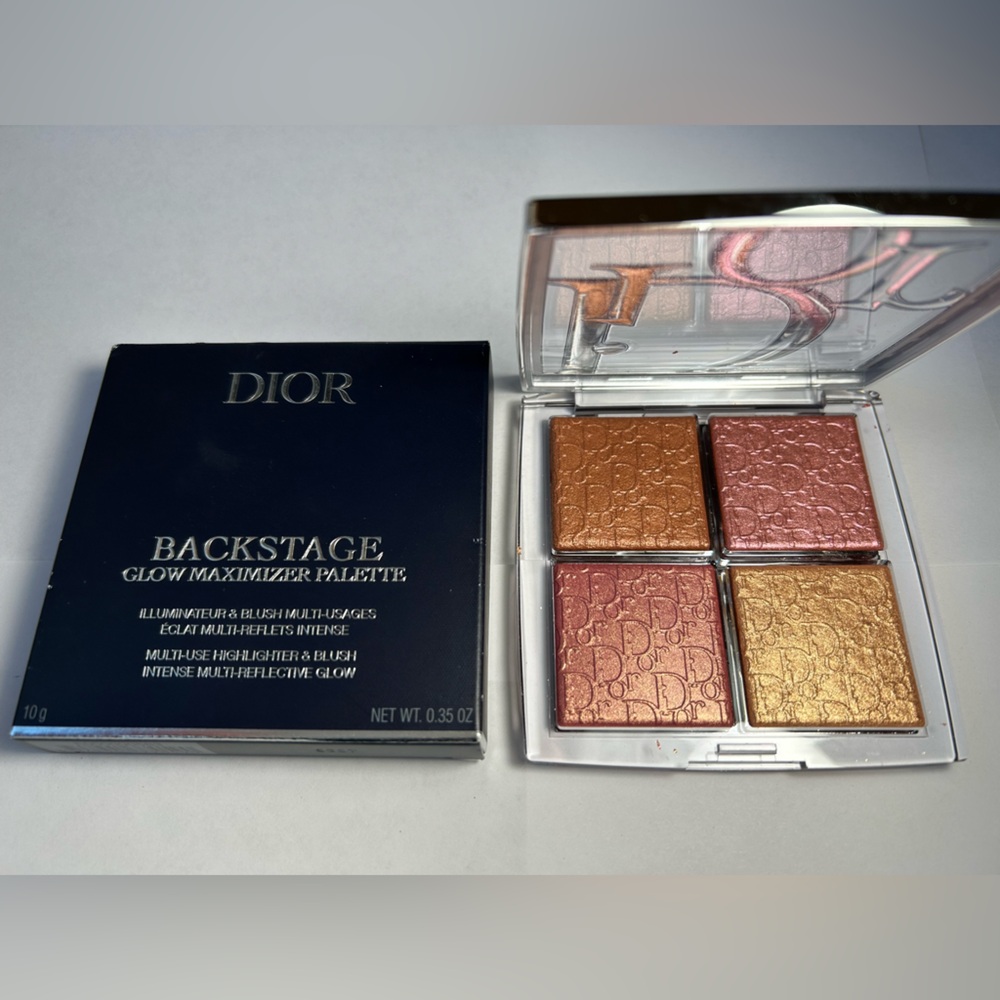 NWT🌷DIOR Backstage Glow Maximizer Face Palette in “Sunlit Amber Glow”